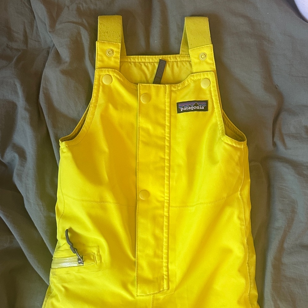 Patagonia Bright Yellow Bib Overalls